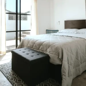 Casitas Pacifico bedroom and window